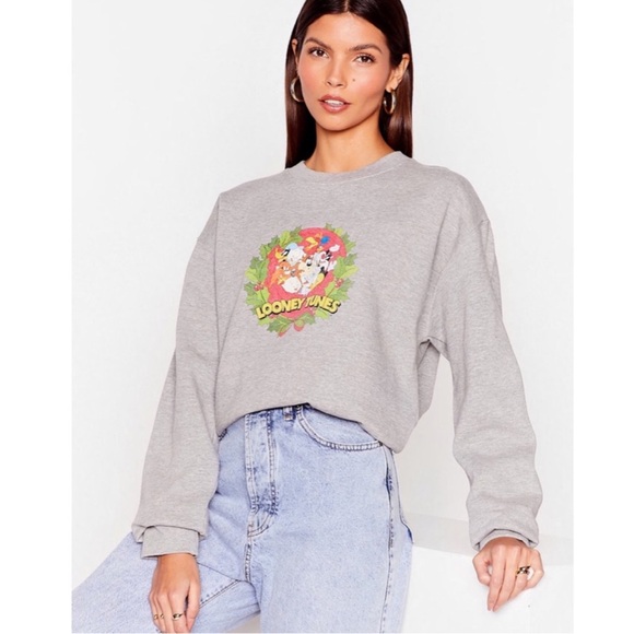 Nasty Gal Sweaters - NWT Nastygal Looney Tunes Christmas Sweater